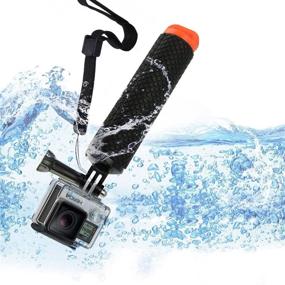 img 3 attached to 📸 Waterproof Floating Hand Grip for GoPro Hero 2/3/3+/4 Camera - Monopod Mount with Adjustable Wrist Strap, Thumb Screw - Ideal GoPro Action Camera Mount Accessories