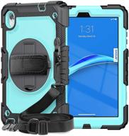 📱 sibeitu full body protection case for lenovo m8 2020/2019 8 inch, skyblue - compatible with lenovo tab m8 hd/fhd/smart tab m8 for kids, screen protector & pen holder, with stand & hand strap logo