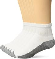 hanes comfortblend cushion ankle socks logo