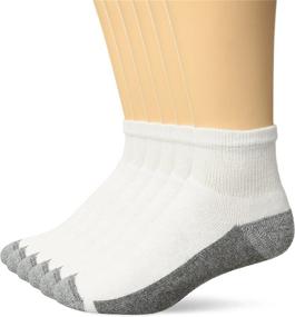 img 4 attached to Hanes ComfortBlend Cushion Ankle Socks
