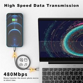 img 2 attached to 🔌 PIPIKA 2 упаковки 6.6FT Кабель для зарядки iPhone - Сертифицированный кабель Lightning для быстрой зарядки и синхронизации - Совместим с iPhone 12/11Pro Max/11...