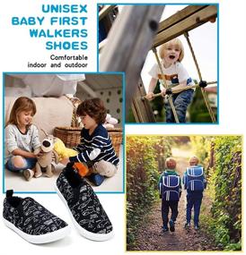 img 3 attached to 👟 KIZWANT Lightweight Toddler Sneakers: Loafers for Boys, Comfortable Shoes with Sneaker Design