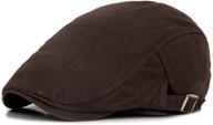berets driving peaked casquette newsboy boys' accessories logo