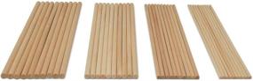 img 4 attached to 🔨 Versatile Wooden Dowel Assortment by Woodpeckers: Perfect for DIY and Crafts