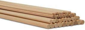 img 2 attached to 🔨 Versatile Wooden Dowel Assortment by Woodpeckers: Perfect for DIY and Crafts