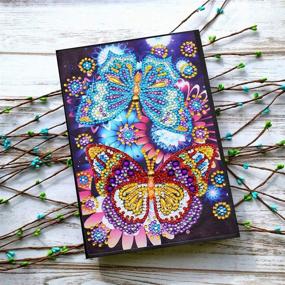 img 2 attached to ✨ Premium Diamond Painting Notebook Daily Planner: A5 Butterfly Journal for Writing, Embroidery & Cross Stitch Craft - 64 Sheets, 5.6X8.2inch – Perfect Gift