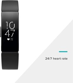 img 3 attached to Fitbit Inspire HR Heart Rate and Fitness Tracker with S and L Bands – One Size, 1 Count