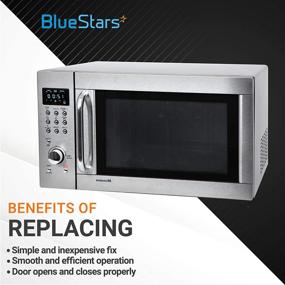 img 1 attached to 🔧 BlueStars WB06X10943 Microwave Handle Support Replacement - Perfect Fit for GE Microwaves/Ranges - Easy Installation - Replace AP5790057 3025054 PS8753758