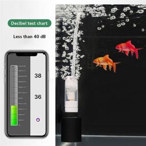 img 1 attached to 🐠 HIERYAN Super Mini Aquarium Sponge Filter with Oxygen Pump, 3-in-1 Filtration Ultra Quiet Air Pump, Submersible Foam Filter for Small Fish Tank 1-10 Gallon, Ultra Quiet Operation