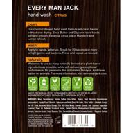 🌿 every man jack citrus hand wash - 12 oz twin pack: naturally derived, cruelty free, gluten free, vegan logo