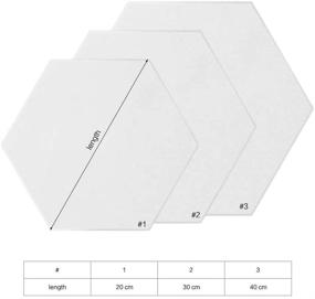 img 3 attached to 🎨 Premium Hexagon Stretched Canvas for Acrylic and Oil Painting - Acid-Free | Professional Canvas Panels for Artists (20cm)