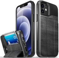 vena vcommute wallet case compatible with apple iphone 12 / iphone 12 pro (6 cell phones & accessories logo