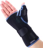 velpeau wrist brace with thumb spica splint: effective support for de quervain's tenosynovitis, carpal tunnel, tendonitis, arthritis, sprains & fracture (regular, right hand-m) логотип