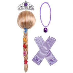 img 3 attached to 👸 Enchanting Princess Rapunzel Necklace Costume: Magical Accessories for the Ultimate Fairy-tale Look