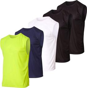 img 4 attached to Performance Basketball Bodybuilding Undershirt Breathable Men's Clothing in Active