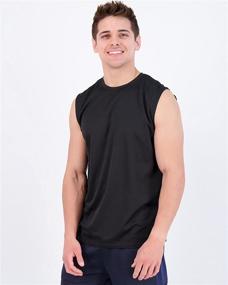 img 3 attached to Performance Basketball Bodybuilding Undershirt Breathable Men's Clothing in Active