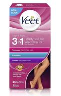 🧔 veet body hair remover strips: efficient men's shave & hair removal solution logo