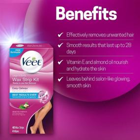 img 3 attached to 🧔 Veet Body Hair Remover Strips: Efficient Men's Shave & Hair Removal Solution