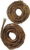 🎄 gorgeous xmas arts & crafts 15 feet grapevine twig garland (two pack) - perfect holiday décor! logo