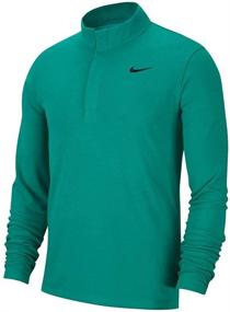 img 1 attached to Nike Dri Fit Victory Half Zip Black Men's Clothing