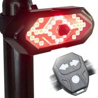 🚲 bike tail light with turn signals | usb rechargeable led rear light, waterproof bicycle remote control | suitable for mountain bike, road bicycle logo