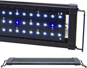 img 4 attached to 🐠 BeamsWork EA LED Aquarium Fish Tank Light: Extendable Timer & Optimized White Blue Spectrum