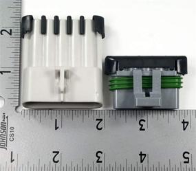 img 1 attached to 🔌 Delphi Metri-Pack 280 Series 5-Conductor 30Amp Connector - APTIV (5 Pin) Sealed Set with Housing for 10 12 GA, 14 GA, 16 GA, 18 GA, 20 GA AWG Wires