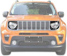 img 2 attached to Black Headlight Bezels 2019 2020 Renegade