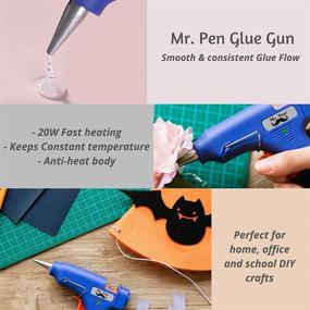 img 1 attached to 🔫 Mr. Pen Glue Gun Kit with 10 Glue Sticks - Hot Melt Craft Glue Gun Set