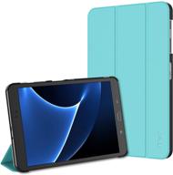 📱 jetech blue smart cover case for samsung galaxy tab a 10.1 2016 (sm-t580/t585, not for 2019 model) with auto sleep/wake function logo