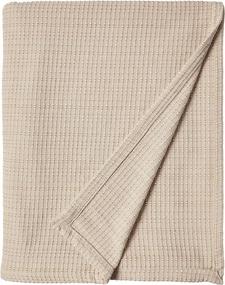 img 4 attached to Tommy Bahama King Natural Viscose Woven Soft 🛏️ Cotton Blanket: Luxurious Comfort for a Perfect Night's Sleep