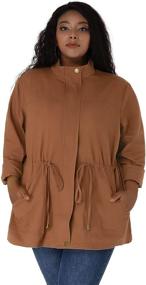 img 2 attached to Agnes Orinda Lightweight Drawstring Utility Women's Clothing in Coats, Jackets & Vests
