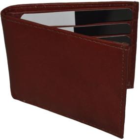 img 1 attached to 👝 LeatherBoss 201Rr Ultraslim Leather Bifold: Sleek and Functional Wallet for Style-conscious Individuals