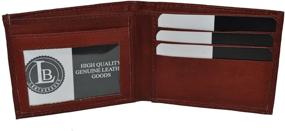 img 3 attached to 👝 LeatherBoss 201Rr Ultraslim Leather Bifold: Sleek and Functional Wallet for Style-conscious Individuals