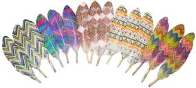 img 4 attached to 🪶 50Pcs Mixed Indian Goose Feathers Clothing Accessories Pack: Ideal for Dream Catchers, Easter, Christmas, Clothing, and Baby Shower Decorations