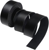 cdy long black leather strap - 90 inches x 1 inch - ideal for diy crafts, pet collars, traction ropes, belts, clothing, jewelry, and watch straps (black) logo