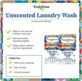 img 1 attached to Truly Free Laundry Refill Unscented