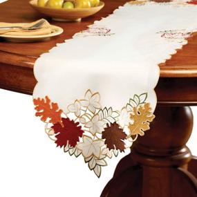 img 4 attached to 🎨 Vibrant Embroidered Cutouts by Collections Linens