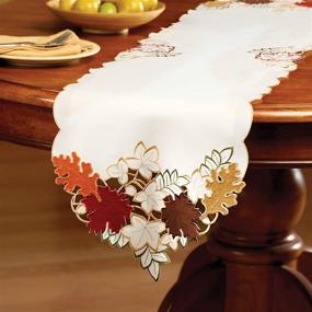 img 3 attached to 🎨 Vibrant Embroidered Cutouts by Collections Linens