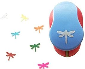 img 2 attached to 🐉 Caryko 5/8" Clever Lever Craft Punch Paper Punch with Dragonfly Design