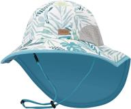 🧢 sunarra boys sun hat with neck flap: the perfect upf 50+ summer beach play hat for toddler kids logo