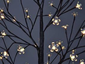 img 2 attached to RGB Cherry Blossom Lighted Tree 5 Feet, Lightshare - 16 Color-Changing Modes with Remote Control