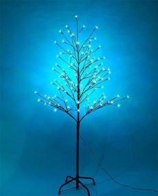 img 3 attached to RGB Cherry Blossom Lighted Tree 5 Feet, Lightshare - 16 Color-Changing Modes with Remote Control