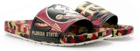 img 3 attached to 🔥 Hype Co University NCAA Sports Slide Sandal Shoe