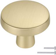 🔑 10pack brushed gold drawer knobs brass cabinet knobs - enhance your décor with goldenwarm gold dresser knobs logo