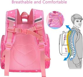 img 2 attached to Рюкзак Qiuhome School Backpack Girls 14Inch Backpacks