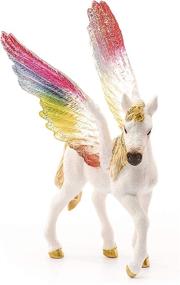 img 3 attached to 🦄 SEO-Optimized Name: Winged Rainbow Unicorn Mare by Schleich