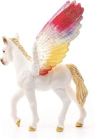 img 2 attached to 🦄 SEO-Optimized Name: Winged Rainbow Unicorn Mare by Schleich