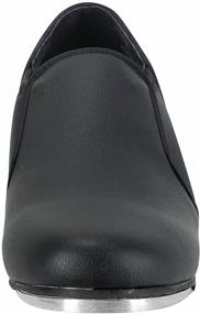 img 3 attached to 👞 Dynadans Unisex Slip-On Tap Shoes: Manmade Leather Dance Shoes, Ideal for Women and Men