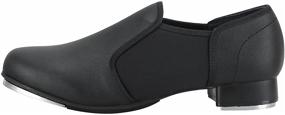 img 2 attached to 👞 Dynadans Unisex Slip-On Tap Shoes: Manmade Leather Dance Shoes, Ideal for Women and Men